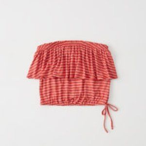 Abercrombie and fitch striped tube top